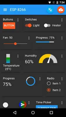 IoT MQTT Panel android App screenshot 4